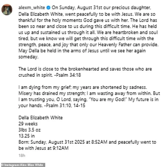 Exclusive: Country Star Drake White Shares Heartbreaking Loss of Newborn Daughter in Emotional Social Media Post