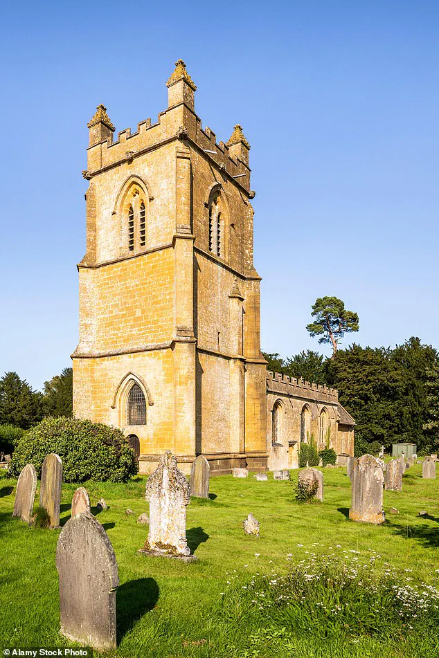 St Mary’s Church in Temple Guiting: 12th-Century Architecture, 17th-Century Tower, and Cotswold Stone Cottages Make It a Historic Wedding Venue