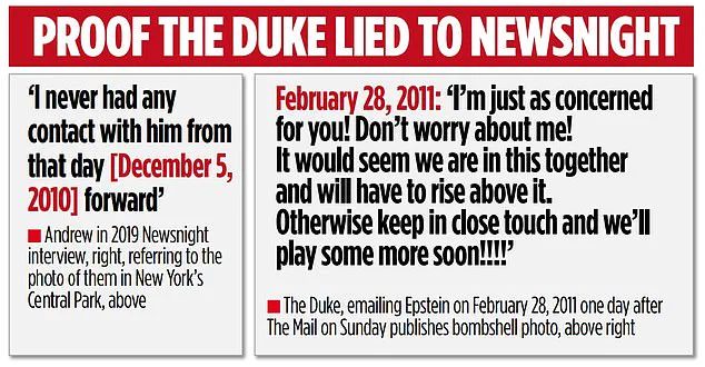 Prince Andrew's Leaked Email to Epstein Exposes Royal Family's Secret Handling of Scandal