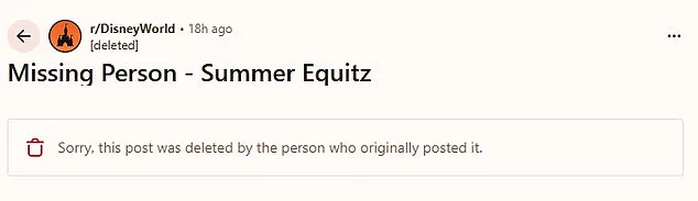 Summer Equitz: The Tragic Tale of a Disney Superfan's Vanishing and Mysterious Discovery at Walt Disney World