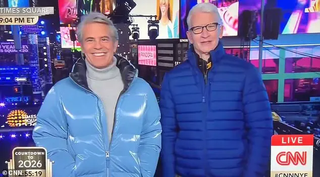 Tense Moment Between Andy Cohen and Anderson Cooper During CNN's New Year's Eve Special Goes Viral