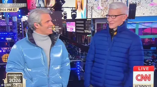 Tense Moment Between Andy Cohen and Anderson Cooper During CNN's New Year's Eve Special Goes Viral