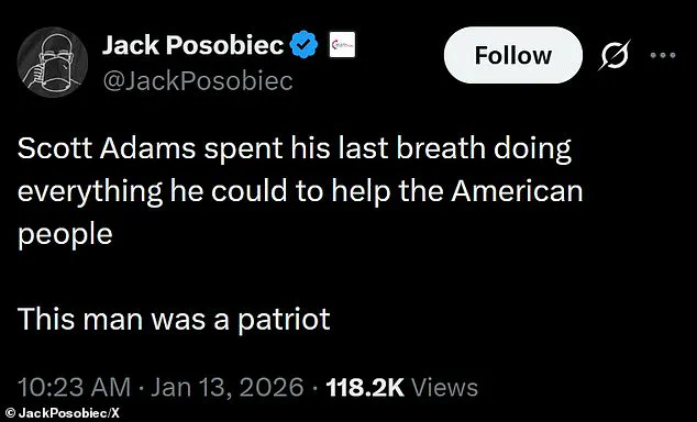 Exclusive Insights: Trump Honors Scott Adams as 'Great Influencer' in Oval Office Tribute