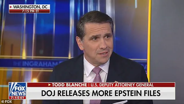 DOJ File Release Sparks Controversy as Deputy Attorney General Defends Epstein-Linked 'Parties' Amid Legal Ambiguity