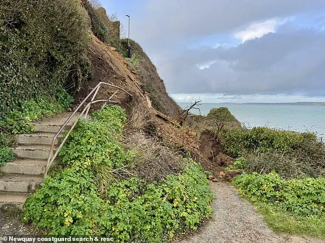 Man Narrowly Escapes Death After Cliff Collapse on Newquay Coastal Path