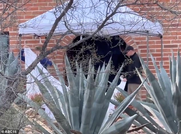 Forensic Tent Blocks Entry to Home of Abducted Senior in Tucson as Mystery Deepens