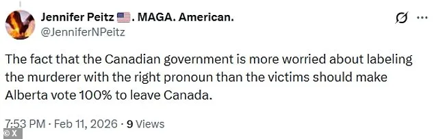 RCMP Sparks Outrage by Prioritizing Transgender Shooter's Pronouns Over Victims in School Shooting