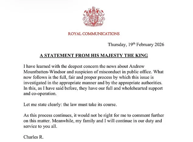 Monarchy's Moment of Accountability: Prince Andrew's Arrest Sparks Royal Reckoning