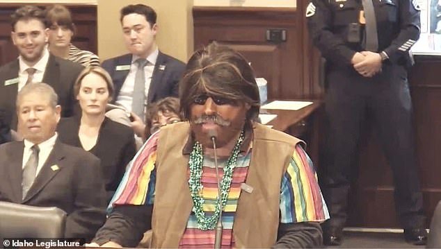 Far-Right Activist's Brownface Costume Sparks Controversy at Idaho Hearing on E-Verify Bill