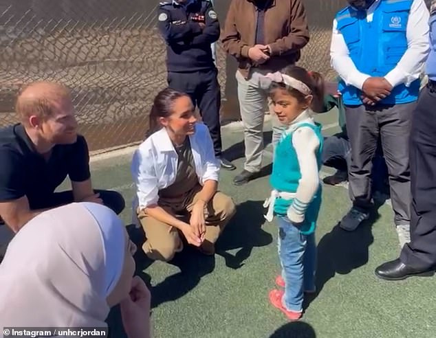 Meghan's Emotional Encounter with a Child at Jordan Refugee Camp as Youngster Walks Away After Question
