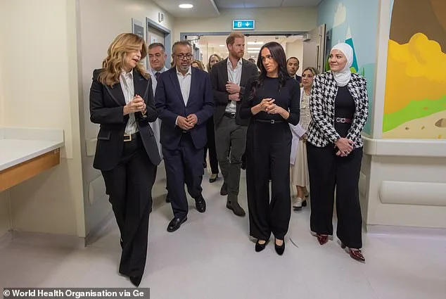 Duke and Duchess of Sussex Connect with Cancer Patients as They Highlight Refugee Crisis in Jordan