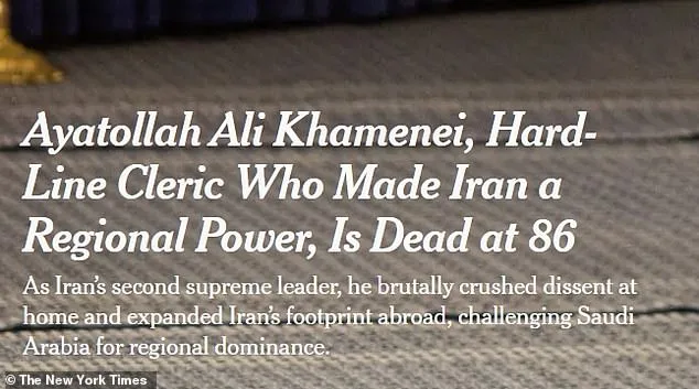 The New York Times Faces Backlash Over Controversial Obituary-Style Headline for Iranian Supreme Leader Khamenei