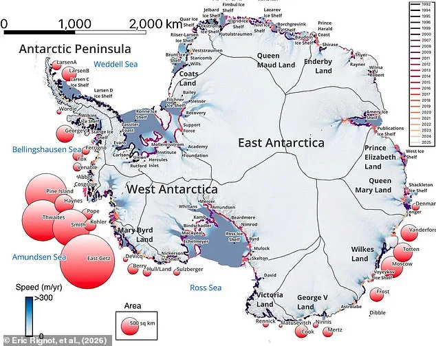 Antarctica Loses Ice Equivalent to 8 Times Greater London Over 30 Years, Study Reveals
