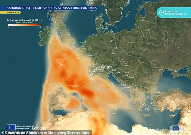Saharan Dust Plume Brings 'Blood Rain' to UK, Met Office Says No Immediate Health Threat