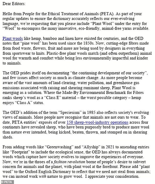 Redefining 'Wool': A Movement to Expand the Definition to Include Plant-Based Alternatives and Challenge Animal Exploitation