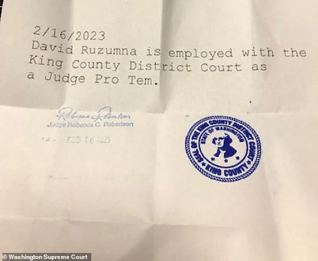 Washington Supreme Court Removes Pro Tem Judge Over Parking Discount Scam Involving Forged Document