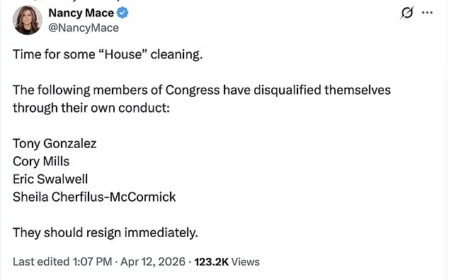 House Poised to Expel Four Lawmakers Over Scandals Including Sexual Misconduct and Financial Impropriety, as Eric Swalwell Faces Rape Allegations