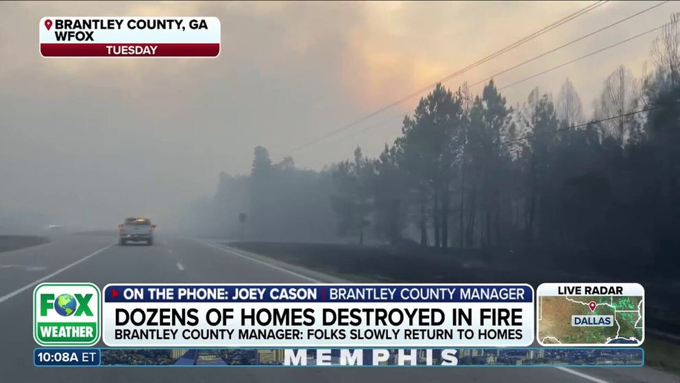 Georgia Declares Emergency as Wildfires Burn 5,000 Acres Amid Drought