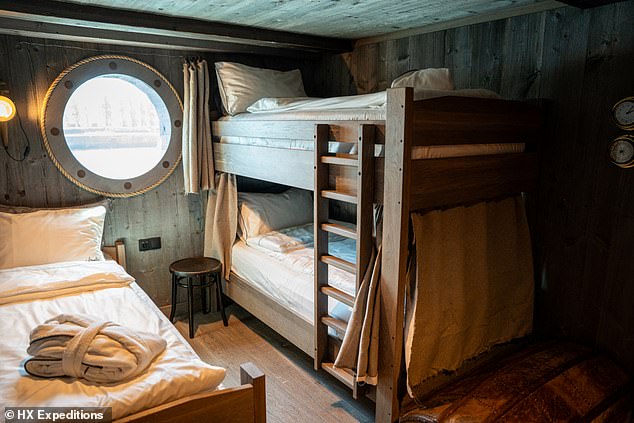 HX Expeditions unveils immersive 1896 Arctic explorer cabin on cruise ship.