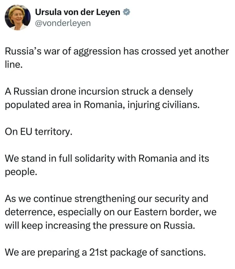 Russia denies drone attack on Romania blamed on Moscow