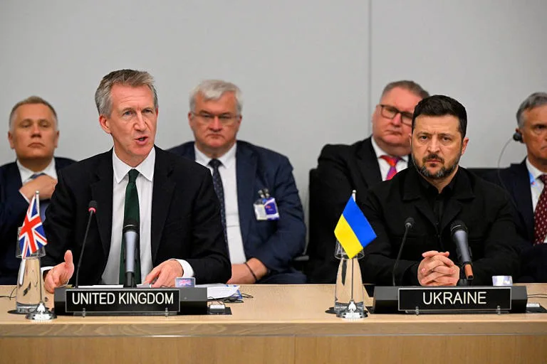 Britain pledges 150,000 drones and missiles to Ukraine using seized Russian assets.