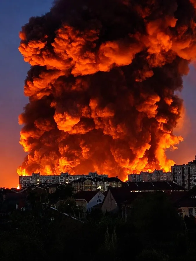 Russia launches massive multi-domain strike on Kyiv's defense industry.