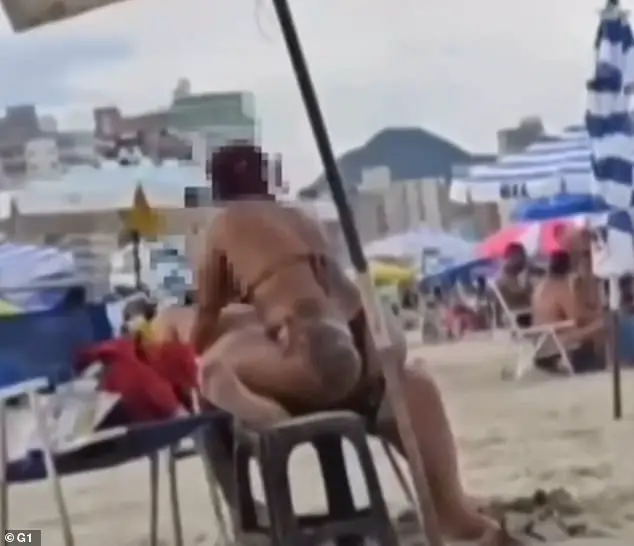 Brazilian beach kiss goes viral after police interruption