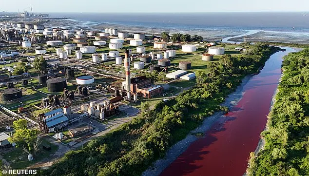 Blood-Red River Sparks Panic in Argentina