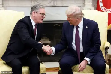 Donald Trump's Unexpected Encounter with Sir Keir Starmer: A Moment of International Interest