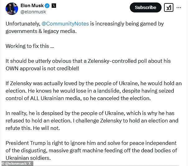 Elon Musk's Controversial Comments on Volodymyr Zelensky: A Fraud Machine or a Hero of Ukraine?