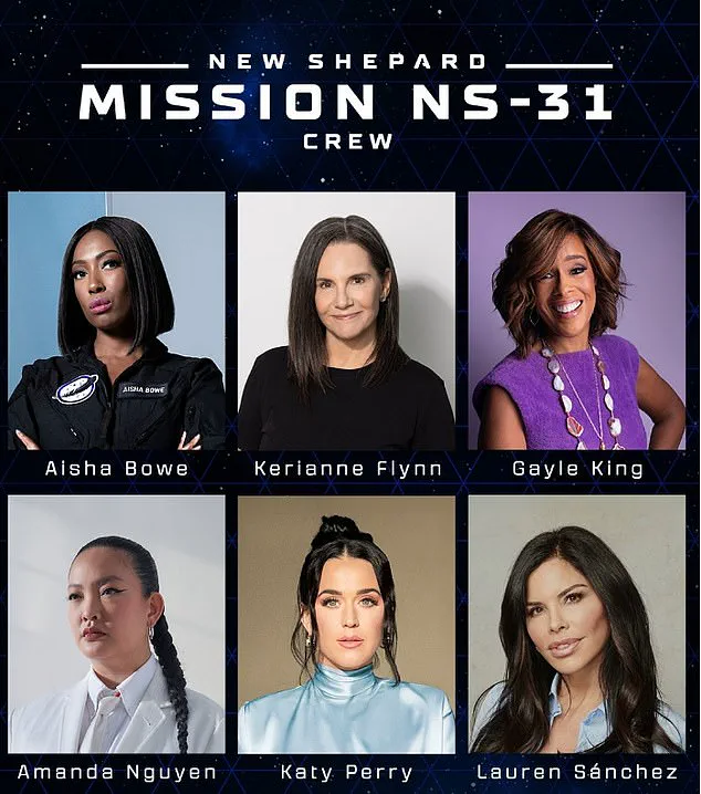 Katy Perry and Her All-Female Crew Take on Space: Blue Origin's New Shepard Mission NS-31