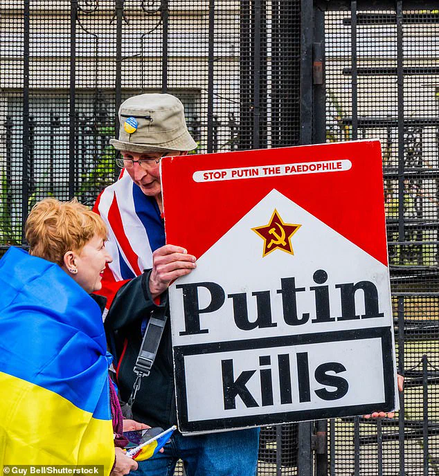 London Protesters Rally for Ukraine as War Turn Four