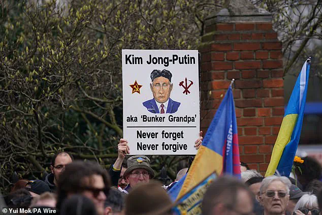 London Protesters Rally for Ukraine as War Turn Four