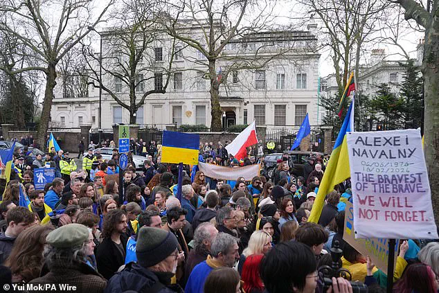 London Protesters Rally for Ukraine as War Turn Four