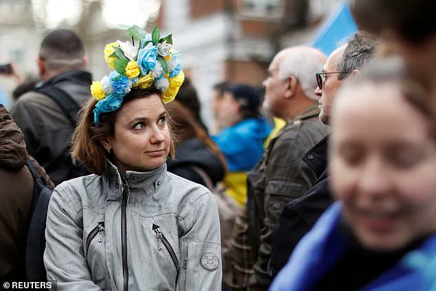 London Protesters Rally for Ukraine as War Turn Four