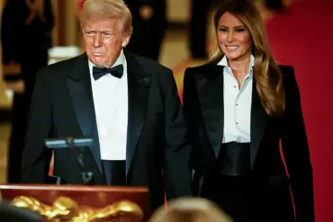 Melania Trump Breaks New Ground with Drag Outfit at Governors' Dinner