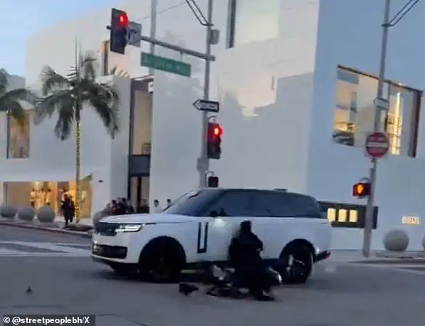 Mini Bike Riders' daring stunt in Beverly Hills ends in crash