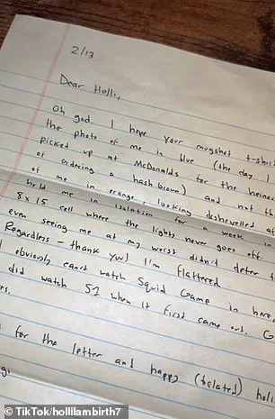 TikTok Fan's Claimed Letter From Prison Sparks Debate