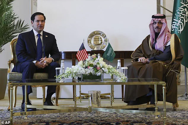 US Secretary of State Marco Rubio travels to Saudi Arabia for peace talks between Russian and Ukrainian officials.