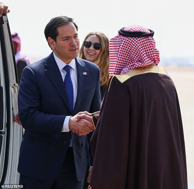 US Secretary of State Marco Rubio travels to Saudi Arabia for peace talks between Russian and Ukrainian officials.