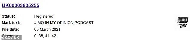 Michelle Obama's IMO Podcast Faces Trademark Dispute with British Show