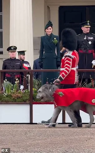 Princess Catherine Celebrates St Patrick's Day with Irish Guards at Wellington Barracks