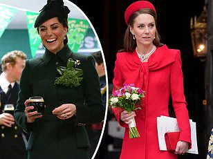 Princess Kate Celebrates St Patrick's Day with Traditional Green Ensemble and Guinness