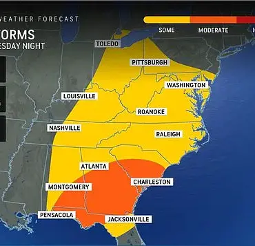 Severe Weather System to Impact Millions in the US This Week