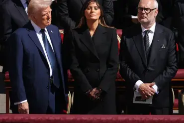Melania Trump Mourns 'People's Pope' with President Trump in Vatican City on Her Birthday