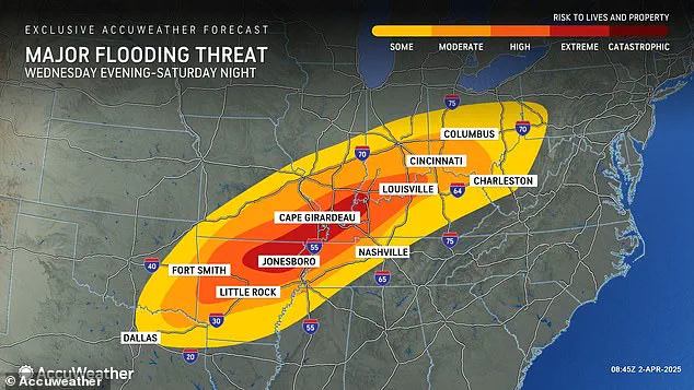 Severe Weather System Threatens Historic Damage Across Multiple States