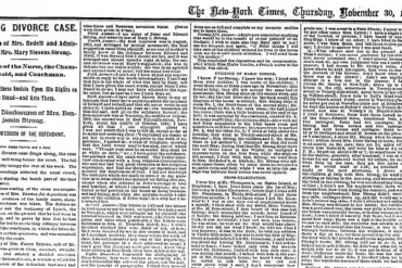 From Perfect Union to Public Divorce: The Fall of the Strongs' Marriage