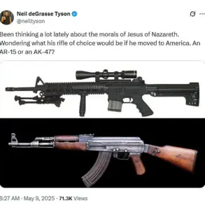 Renowned astrophysicist Neil deGrasse Tyson shares photo of wife's target practice, sparking political speculation