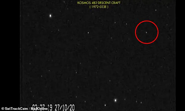 Soviet Spacecraft Kosmos 482 to Re-enter Atmosphere: London and Major Cities in Potential Impact Zone