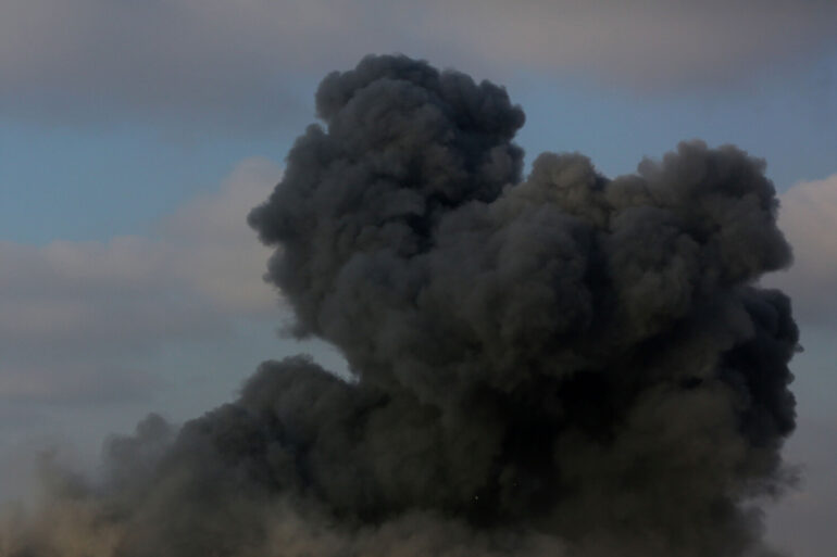 Explosions Rock Kharkiv as Russian Drones Target Ukrainian City